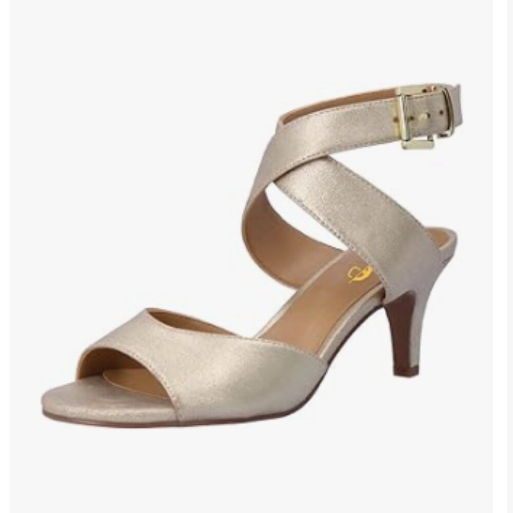 XYD Gold Strappy Sandals